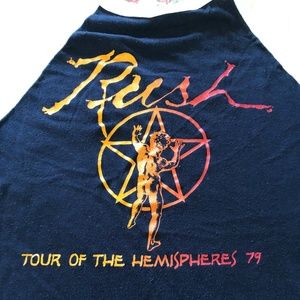 Vintage Rush 1979 Concert Tour T-shirt